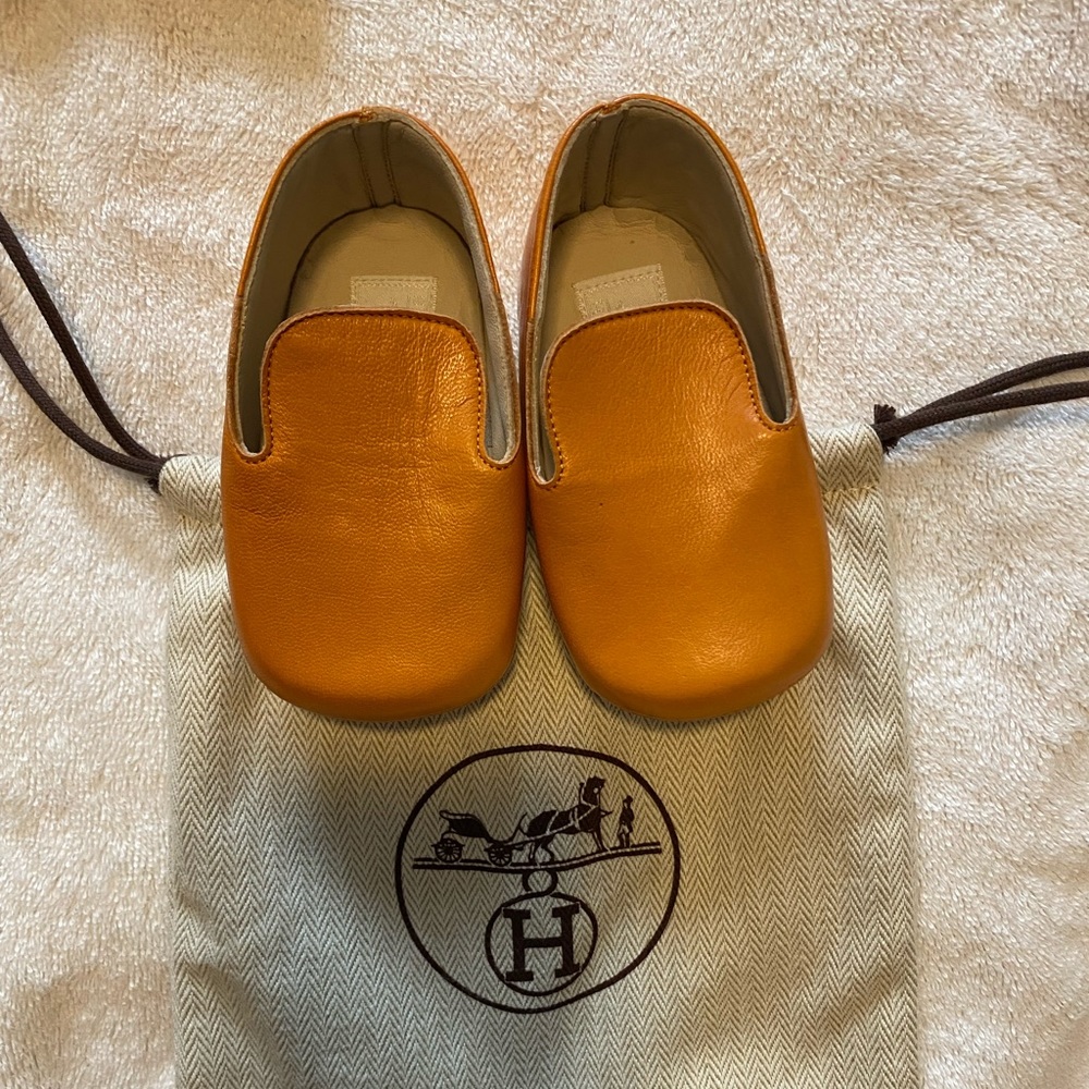 Authentic HERMÈS Baby First Shoes